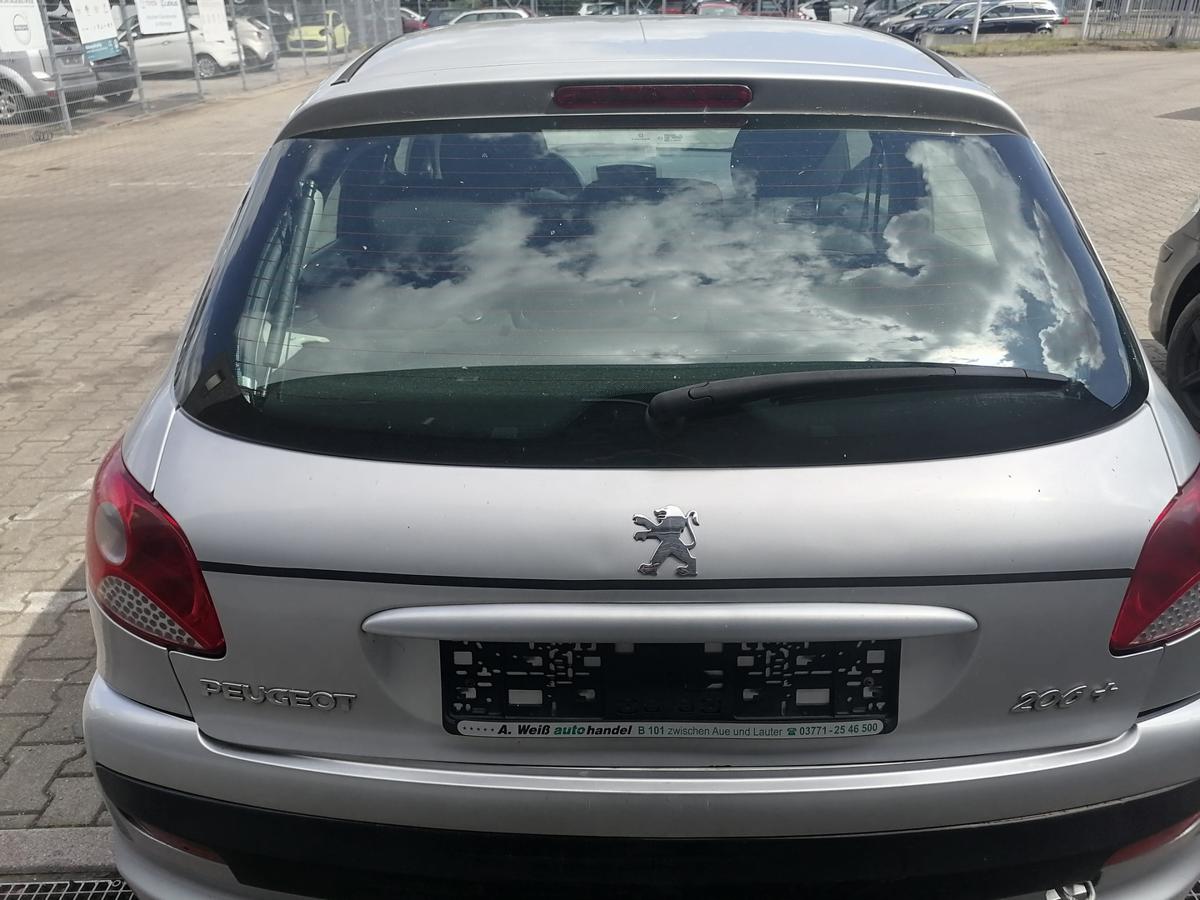 Peugeot206+ original Heckklappe mit Heckscheibe EZR Aluminiumgrau Bj.2011